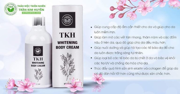 Kem dưỡng body - Whitening Body Cream TKH