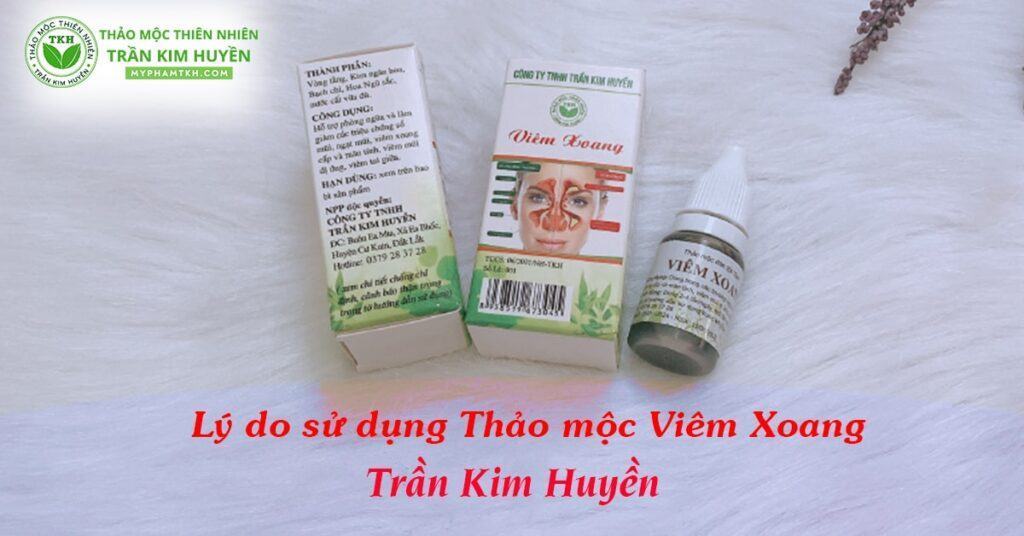 Review thảo mộc Viêm xoang Trần Kim Huyền
